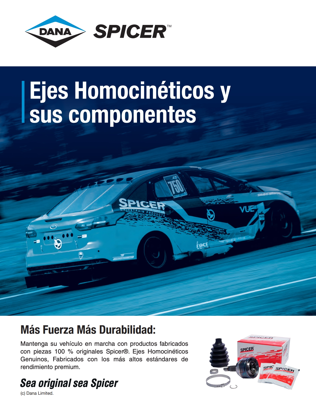 Catálogo Ejes Homocinéticos Spicer®